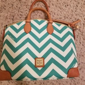 Dooney and Burke Chevron tote.